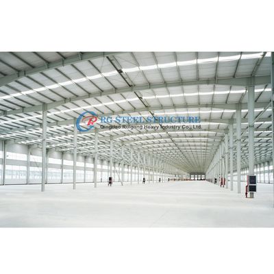 โครงสร้างสแตนเลส Prefab หนักเบา อาคารโกดังที่มีการขยายวงจรการเคลือบ