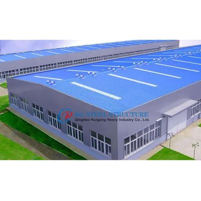โครงสร้างเหล็ก Prefab อาคาร Hangar การประกอบง่ายสําหรับสนามบิน