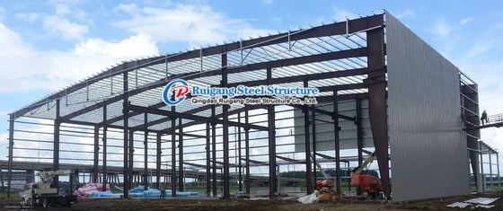 Q355B อาคารเหล็ก / อาคารโลหะที่มีระบบผนังหลังคา