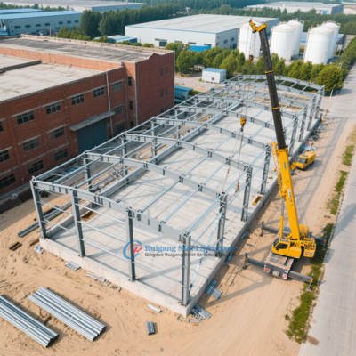 โรงงานโดยตรง Prefabricated PEB โครงสร้างเหล็ก โกดังสําหรับการเก็บรักษา ด้วย panel แซนวิชคุณภาพสูง