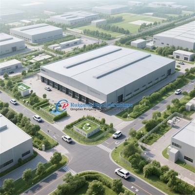 โครงสร้างเหล็กสำเร็จรูปสำเร็จรูป โรงจอดรถเก็บของสำเร็จรูปอาคารโลหะ